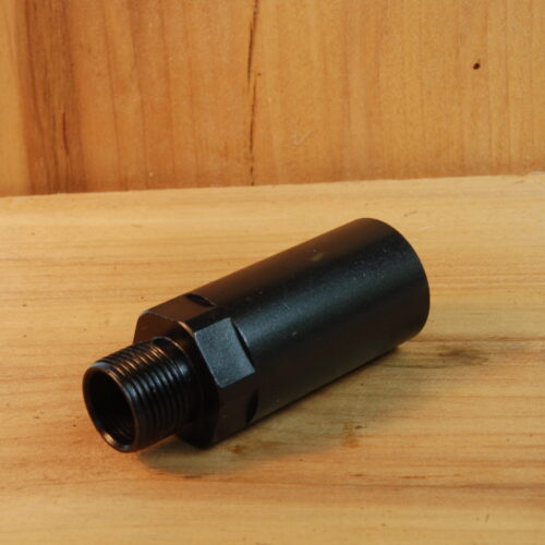1/2"×28 RH (female) to 1/2"×28 RH (male) 1-1/2" Barrel Extension - SKU#037