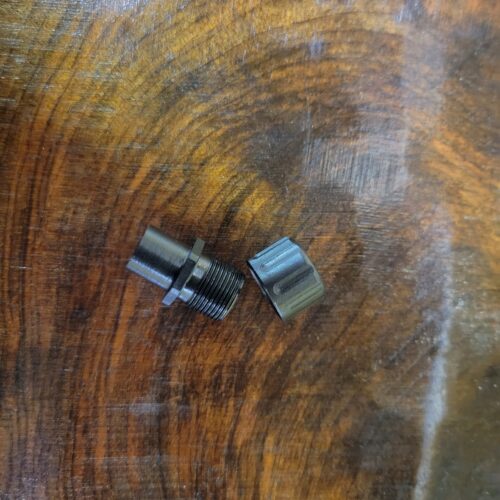 Taurus TX22 to 1/2"×28 RH (male) Thread Adapter w/ Protector - SKU#201